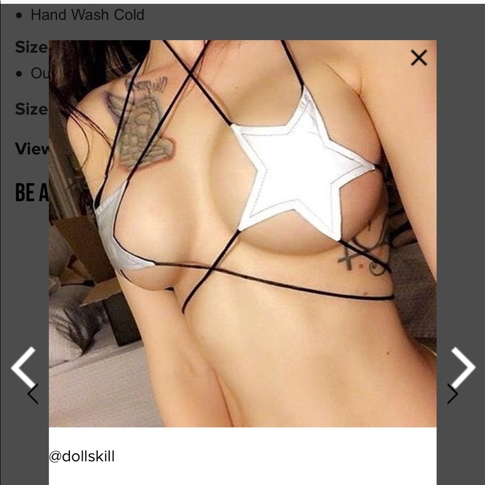 DOLLSKILL REFLECTIVE BRA